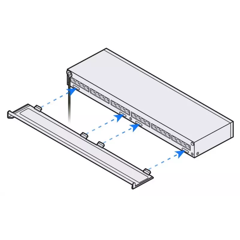 Ubiquiti UACC-ETH-SP-Panel-24 – Ethernet apsauga nuo viršįtampių, montuojama į stelažą