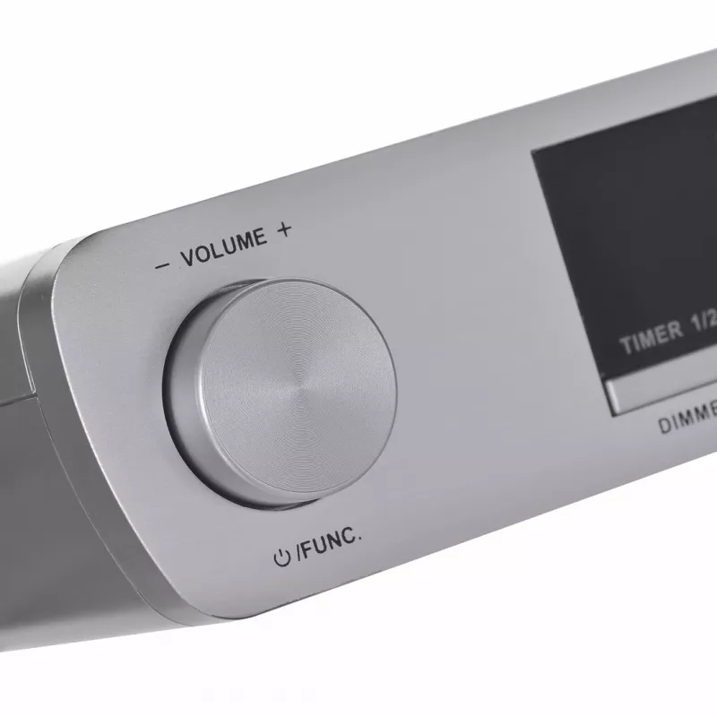 Virtuvinis radijas BLAUPUNKT KR14BT su Bluetooth, FM, LED ekranu, 2x0,8W, maitinimas/tinklas/baterijos, pilka