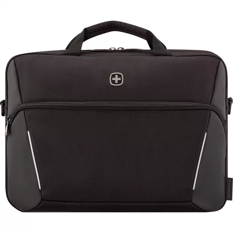 Wenger XE Compact Brief 16 portfelis nešiojamam kompiuteriui su planšetės kišene, juodas