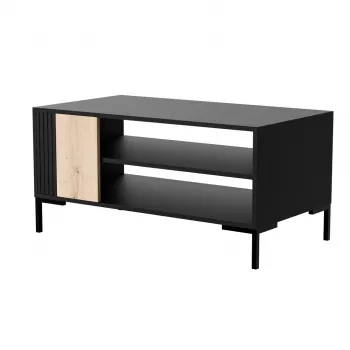 Cama MERCI coffee/lawn table 100 x 55 x 49 cm Juoda/oak artisan
