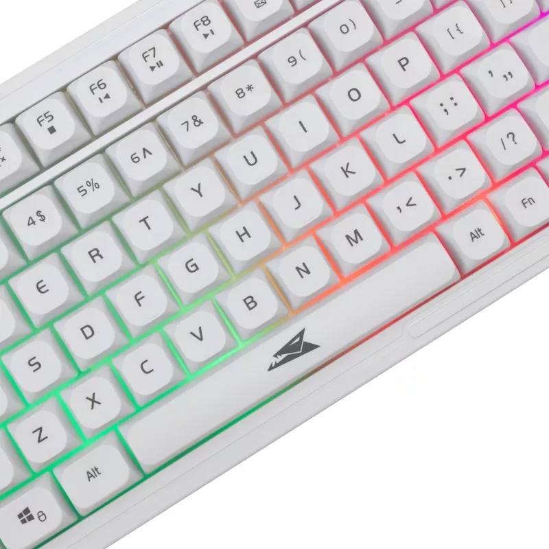 Klaviatūros ir pelės rinkinys Baracuda BGC-012 Orca White – baltas klaviatūros ir pelės komplektas