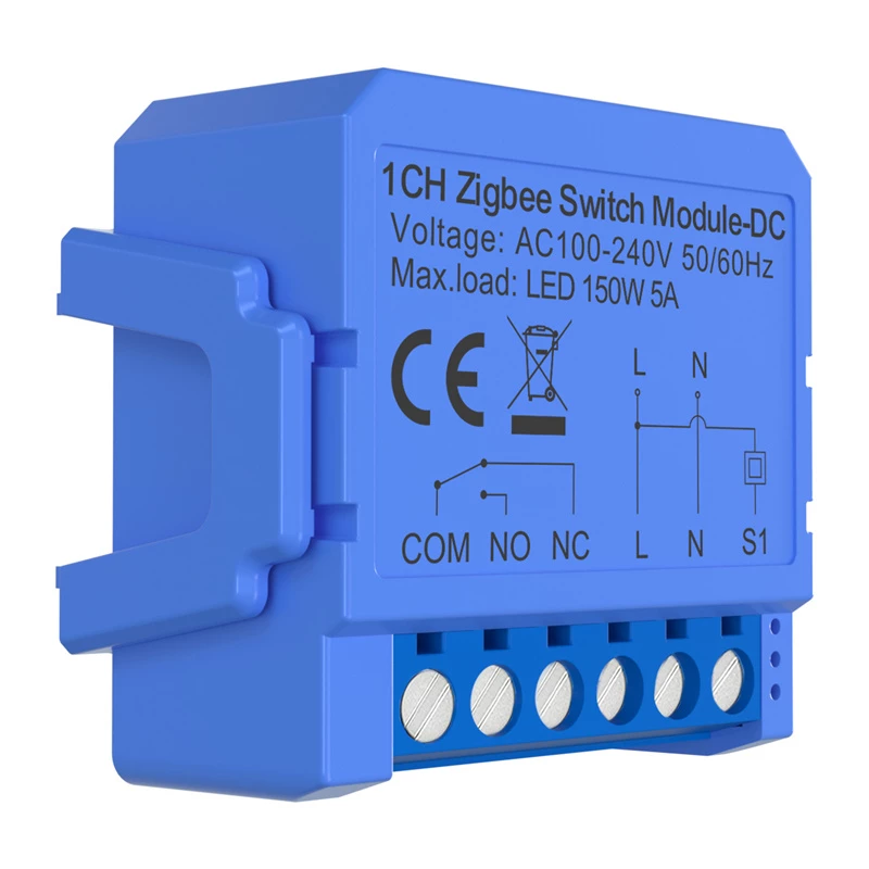 1 kanalo ZigBee jungiklio modulis Avatto ZWSM16-DC32V-1, įtampos neturintis kontaktas, DC 32V