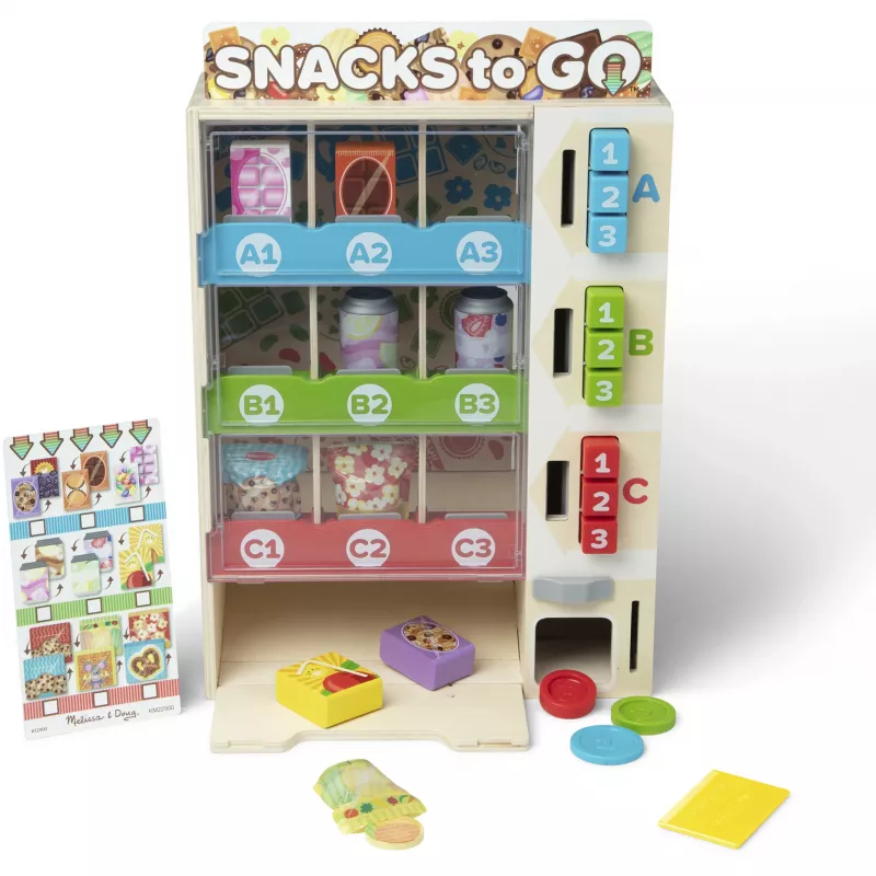 Melissa & Doug - Automatų prekybos žaidimų rinkinys iš medžio