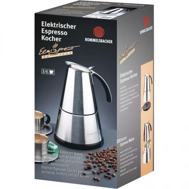 Kavos aparatas ROMMELSBACHER EKO 366/E Elpresso deLuxe, espresso virimo aparatas