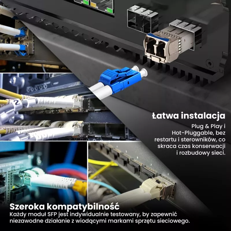 Extralink SFP28 25G 2 rinkinys | SFP28 modulis | 25Gbps, LC/UPC dupleksas, 1310nm, 10km, vienmodis, DOM tinklo siųstuvas-imtuvas