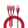 UNITEK C4049RD USB laidas 1,2 m USB A / USB C / Micro-USB B / Lightning raudonas