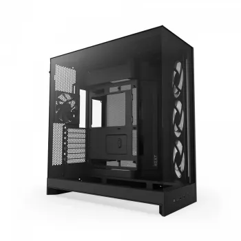 PC korpusas NZXT H9 Flow RGB Midi Tower juodas