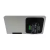 Dvigubas valdymo skydelis Shelly Wall Display X2 WiFi/BLU (sidabrinis) + BLU H&T