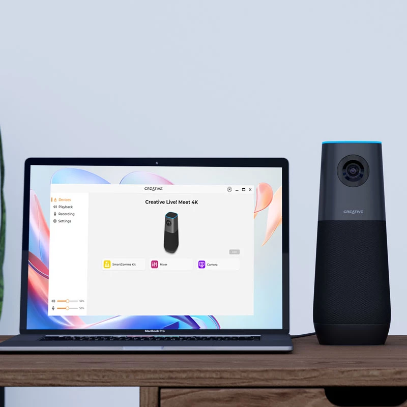 Vaizdo kamera Creative Live Meet 4K, konferencinė internetinė kamera