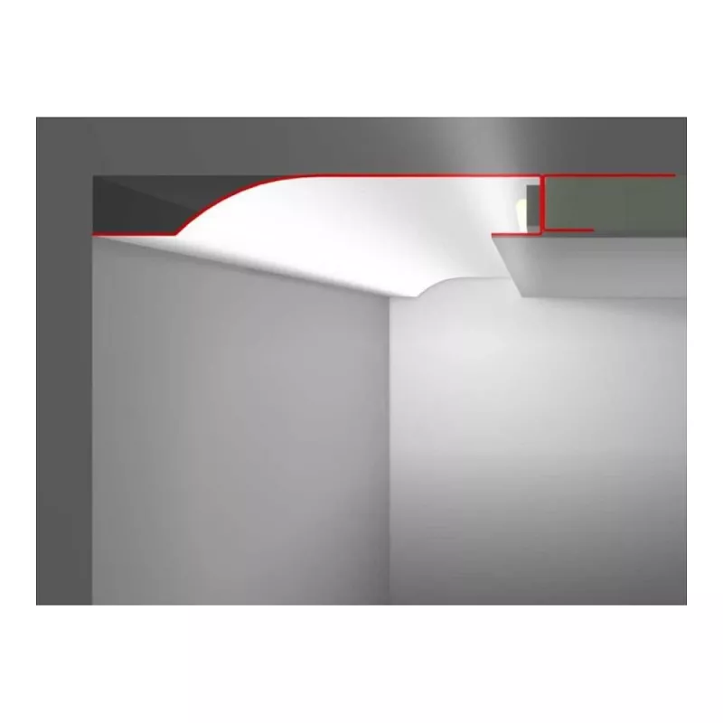Synergy 21 S21-LED-PR00400 LED montavimo profilis ir priedai