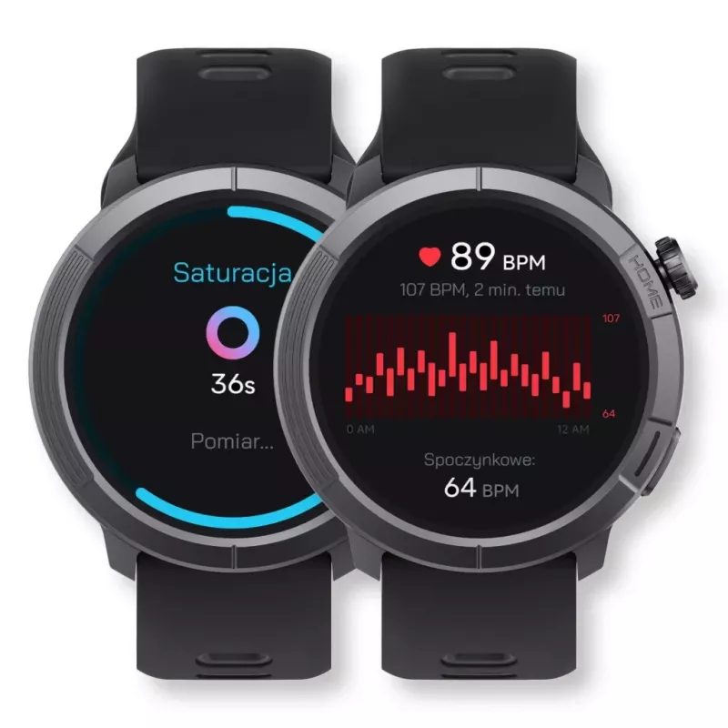 Stelio STSWA102BT Activ Pro GPS laikrodis 46mm juodas titano korpusas