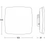 Steinel True Presence UP KNX 056339 lubinis buvimo detektorius IP54 360°