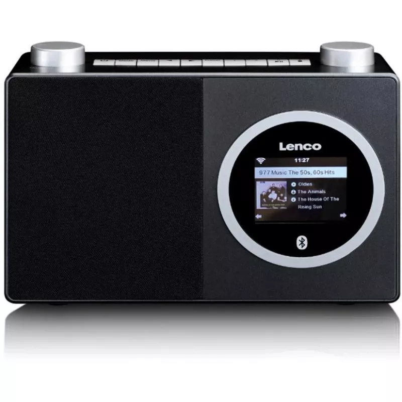 Lenco DIR-70 tinklinis garso grotuvas, 3 W (bendra), juodas (DIR-70BK)