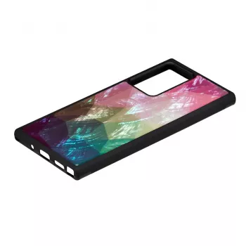 Apsauginis dėklas iKins Samsung Galaxy Note 20 Ultra — vandens gėlių raštas, juodas