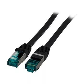 EFB-Elektronik RJ45 jungiamasis kabelis Cat.6A S/FTP LSZH juodas 5m (MK6001.5B)