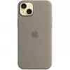 Silicone Dėklas Apple iPhone 15 Plus MagSafe Clay
