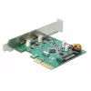 PCIe kortelė USB 3.2 Gen 1 Delock 90397