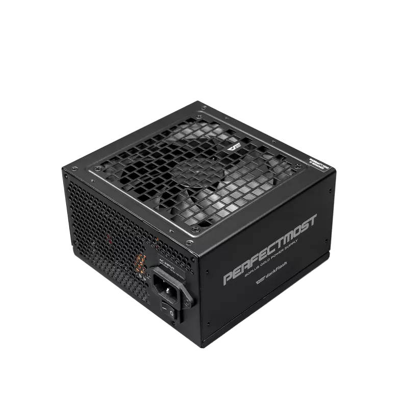 Maitinimo blokas DarkFlash PMT1050 juodas – ATX kompiuterio PSU, 1050 W, viena +12 V linija