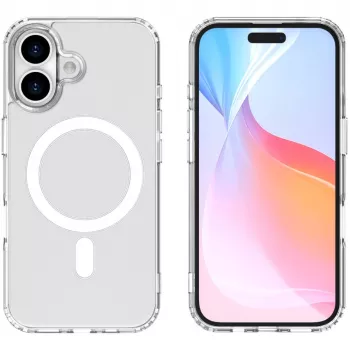 4smarts Apple iPhone 16 Plus apsauginis dėklas su stiklu, MagSafe suderinamas