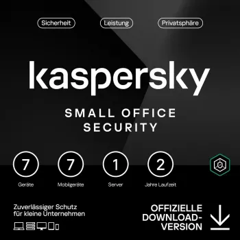 Kaspersky Small Office Security 7 įrenginiai + 7 mobilieji + 1 failų serveris – 2 metai