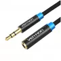 Garso ilginimo laidas Vention 3.5mm vyriškas–moteriškas VAB-B06-B500-M 5 m juodas