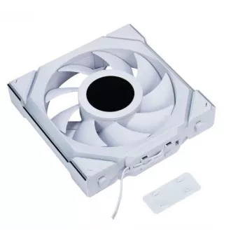 Ventiliatorių rinkinys Lian Li UNI FAN SL Wireless 120 12 cm Baltas 3 vnt. 28,5 dB 64.05 cfm