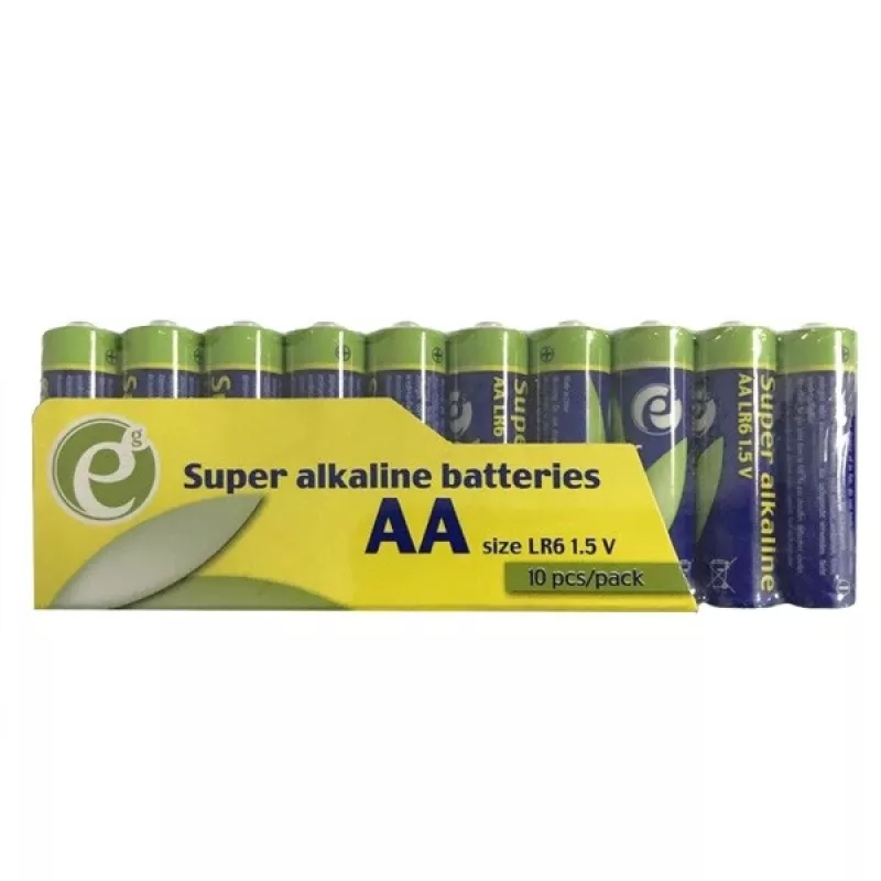 Šarminės baterijos AA 10 vnt. pakuotė