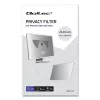 Privatumo filtras Qoltec 51059 23,8 colio (60,5 cm) monitoriui, 527 x 296,9 mm, skaidrus
