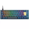 Ducky One 3 SF DayBreak klaviatūra Gaming USB Vokietiškas Juodas Mėlynas 65% Mechaninė RGB