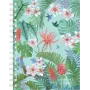 Užrašų knygelė Herlitz Ladylike Jungle A5 100 lapų žalia įvairiaspalvė