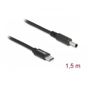 DeLOCK USB Type-C į Dell 4,5 x 3,0 mm įkrovimo laidas, 1,5 m, 20 V