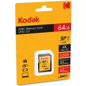 Kodak Ultra SD XC SDXC 64 GB UHS-I U3 V30 4K 670x 100 MB/s atminties kortelė
