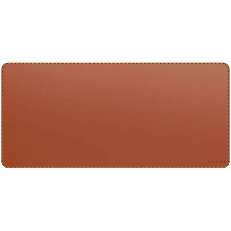 Satechi Vegan-Leather Premium Desk Mat Brown ST-LPDMN – didelis stalinis kilimėlis iš veganiškos odos