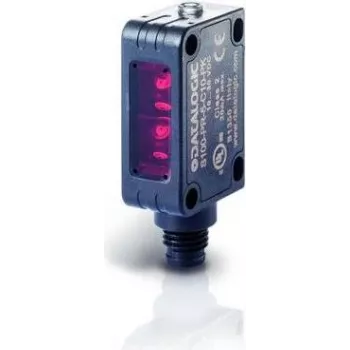 Fotoelektrinis jutiklis Datalogic S100-PR-5-B00-PK — juodas plastikas, IP67, 12×20×32 mm