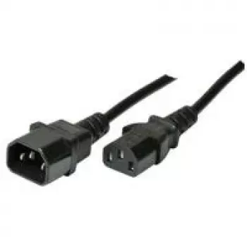 Maitinimo laidas ShiverPeaks 1,0 m C13–C14 juodas