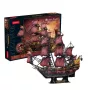 3D dėlionė Cubicfun Queen Anne's Revenge Jubiliejinis leidimas – modelis 306-T4040H, kolekcinis laivo konstravimo rinkinys