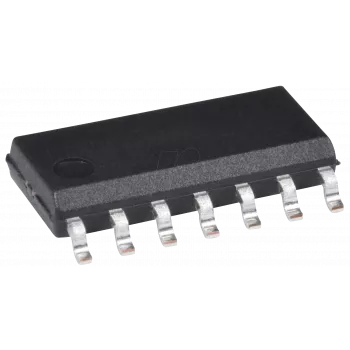 Žeminamasis perjungiamasis įtampos reguliatorius Texas Instruments LM2574 M-ADJ – reguliuojama išėjimo įtampa 1,2–37 V, įėjimo įtampa 4–40 V, SO-14