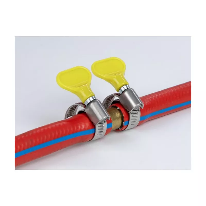 Drugelinis spaustuvas žarnoms DeLOCK 400 SS 32-50 mm 5 vnt geltoni
