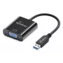 MediaRange MRCS230 vaizdo kabelio adapteris 0,2 m USB Type-A VGA D-Sub juodas