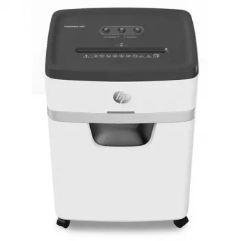 HP OneShred 18CC popieriaus smulkintuvas, dalelių pjovimas, 65 dB, 22 cm, baltas, juodas