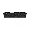 Vėdinimo panelė LANBERG AK-1506-B 19 colių su 3 ventiliatoriais 230V juoda