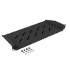 Lanberg AK-1014-B 19 colių lentyna 1U 483x220 mm, 25 kg, juoda