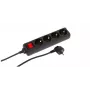 MicroConnect MC-GRU00415BS ilgintuvas 1,5 m 4 lizdai Juodas
