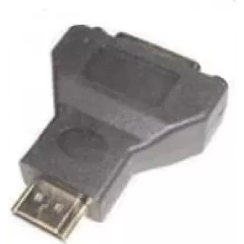 e+p HDMI 5 kabelio lyties keitiklis DVI 24+1 kontaktų juodas