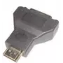 e+p HDMI 5 kabelio lyties keitiklis DVI 24+1 kontaktų juodas