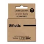 Actis KB-223BK rašalo kasetė, pakaitalas Brother LC223BK, juoda, 16 ml