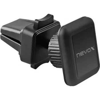 nevox NEVOCLIP AIRFLEX - Mobilus/Smartphone - Laikrodis - Automobilis - Pasyvus laikiklis - Juodas - Spaustuvinis laikiklis (1500)