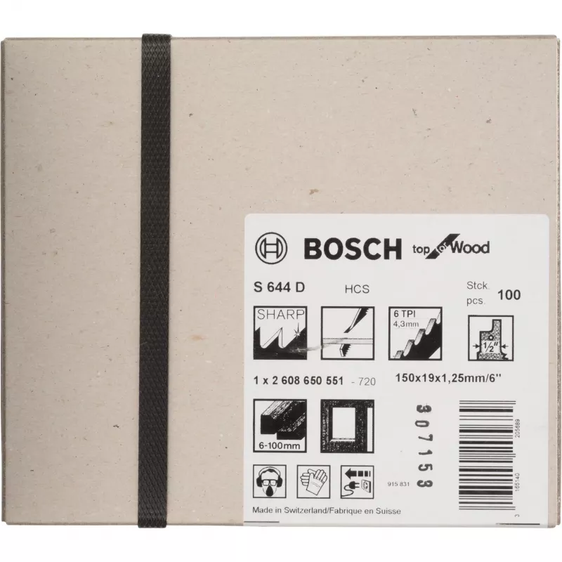 Pjūklo geležtė Bosch 2608650551 (100 vnt.)