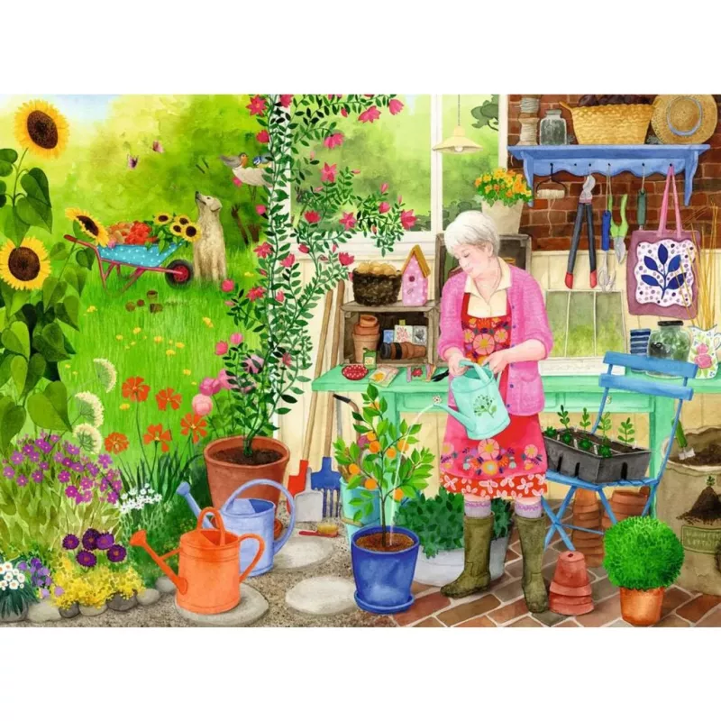 Dėlionė Ravensburger Puzzle XL Sodas – 100 dalių, dideli gabaliukai