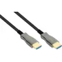 AOC Hybrid itin didelės spartos HDMI 2.1 laidas, 8K @60Hz / 4K @120Hz, 48 GBit/s, juodas, 100 m, PYTHON (AOC-H21100)